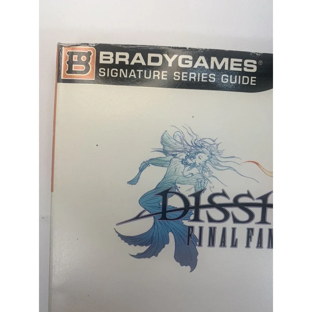 Final Fantasy Dissidia Brady Games Official Strategy Guide Book Including Poster